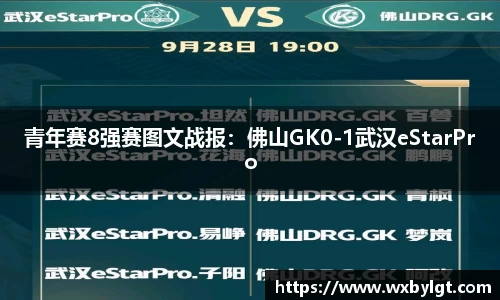 青年赛8强赛图文战报：佛山GK0-1武汉eStarPro